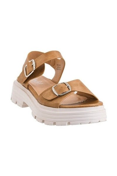 Boardwalk Sandal in Camel - Desert Sunday