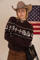 Bridle & Buckle Sweater - Desert Sunday
