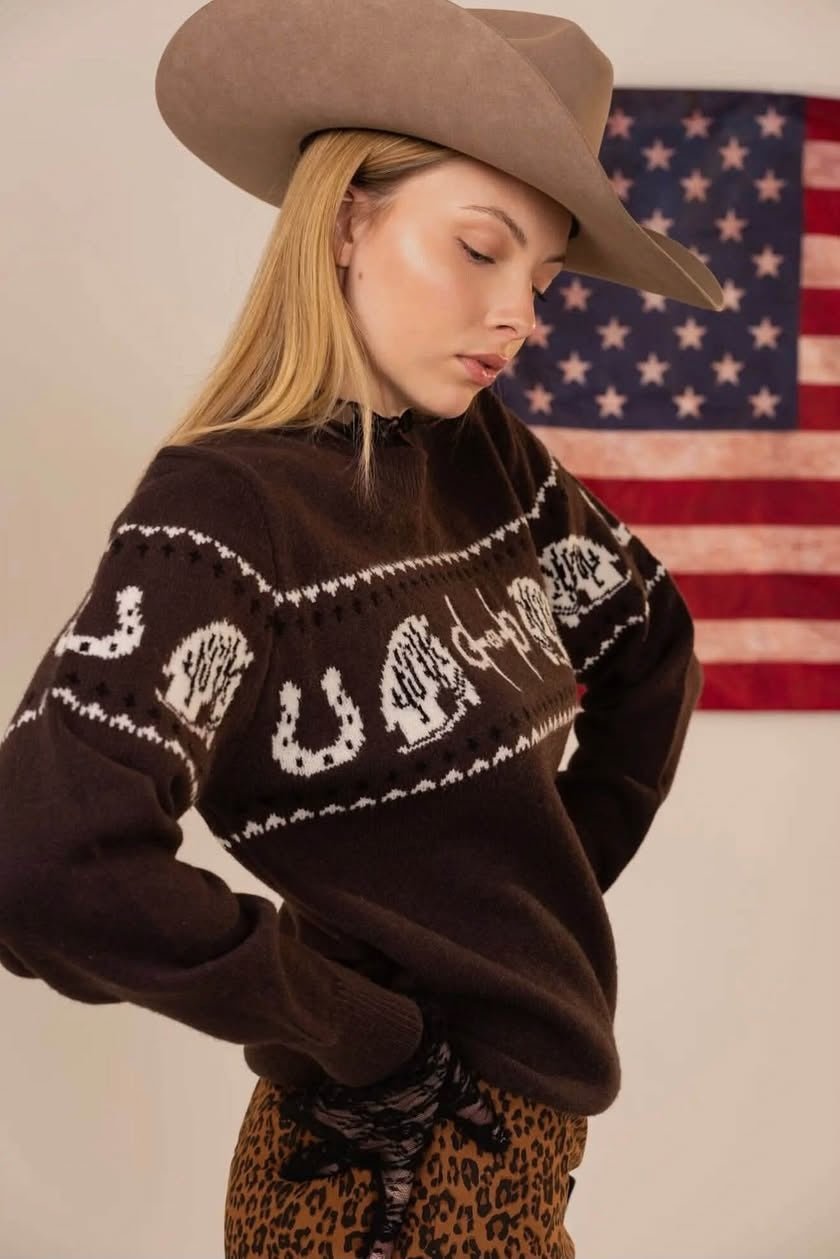 Bridle & Buckle Sweater - Desert Sunday