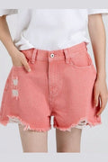 Canyon Fade Denim Shorts in Pink - Desert Sunday