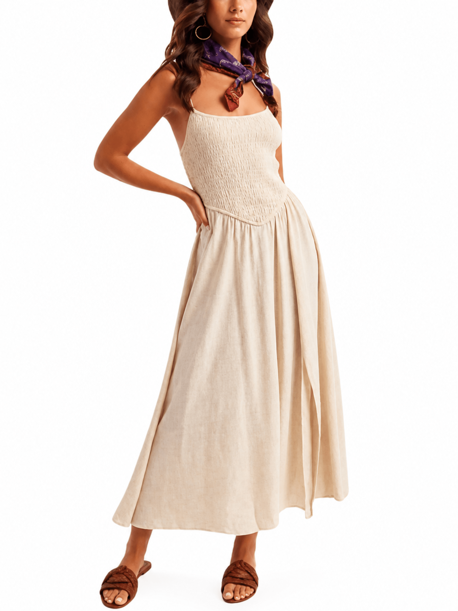 Canyon Moon Midi Dress - Desert Sunday