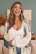 Chilly Cabin Evenings Open Front Cardigan - Desert Sunday