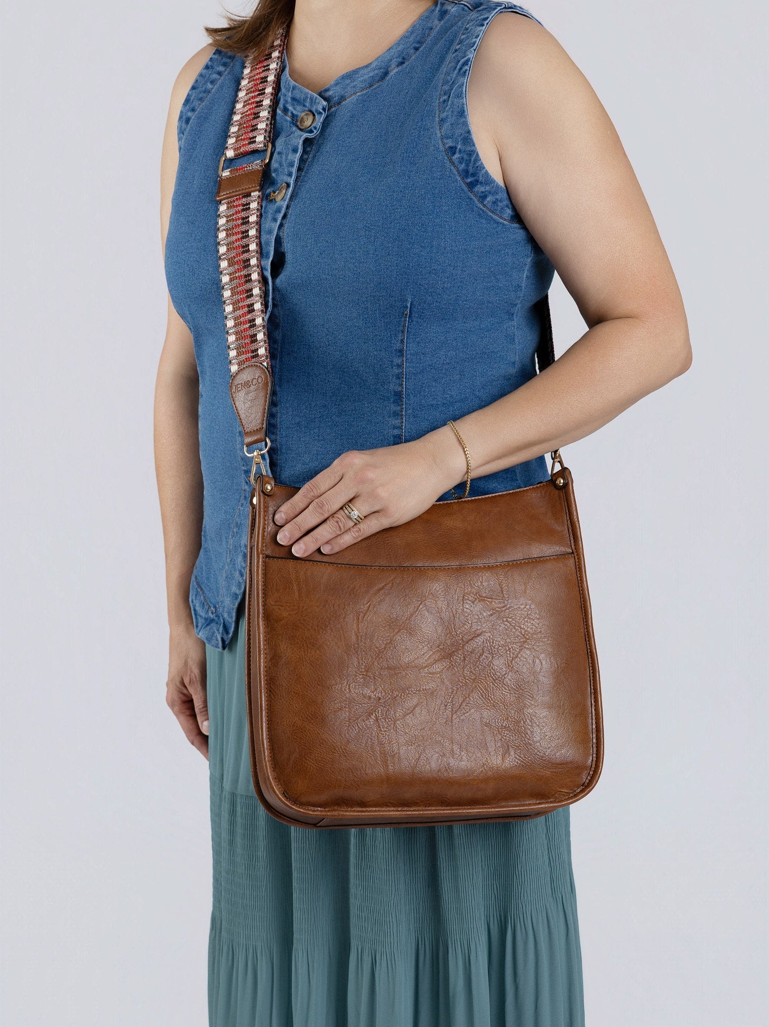 Chloe Guitar Strap Crossbody Bag - Desert Sunday