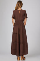 Cocoa After Dark Maxi Dress - Desert Sunday