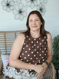 Cocoa Lace Dot Top - Desert Sunday