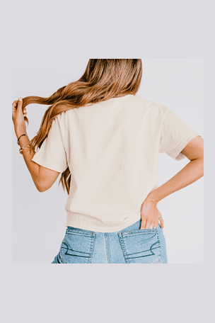 Comfort Color Boxed Tee in Black - Desert Sunday