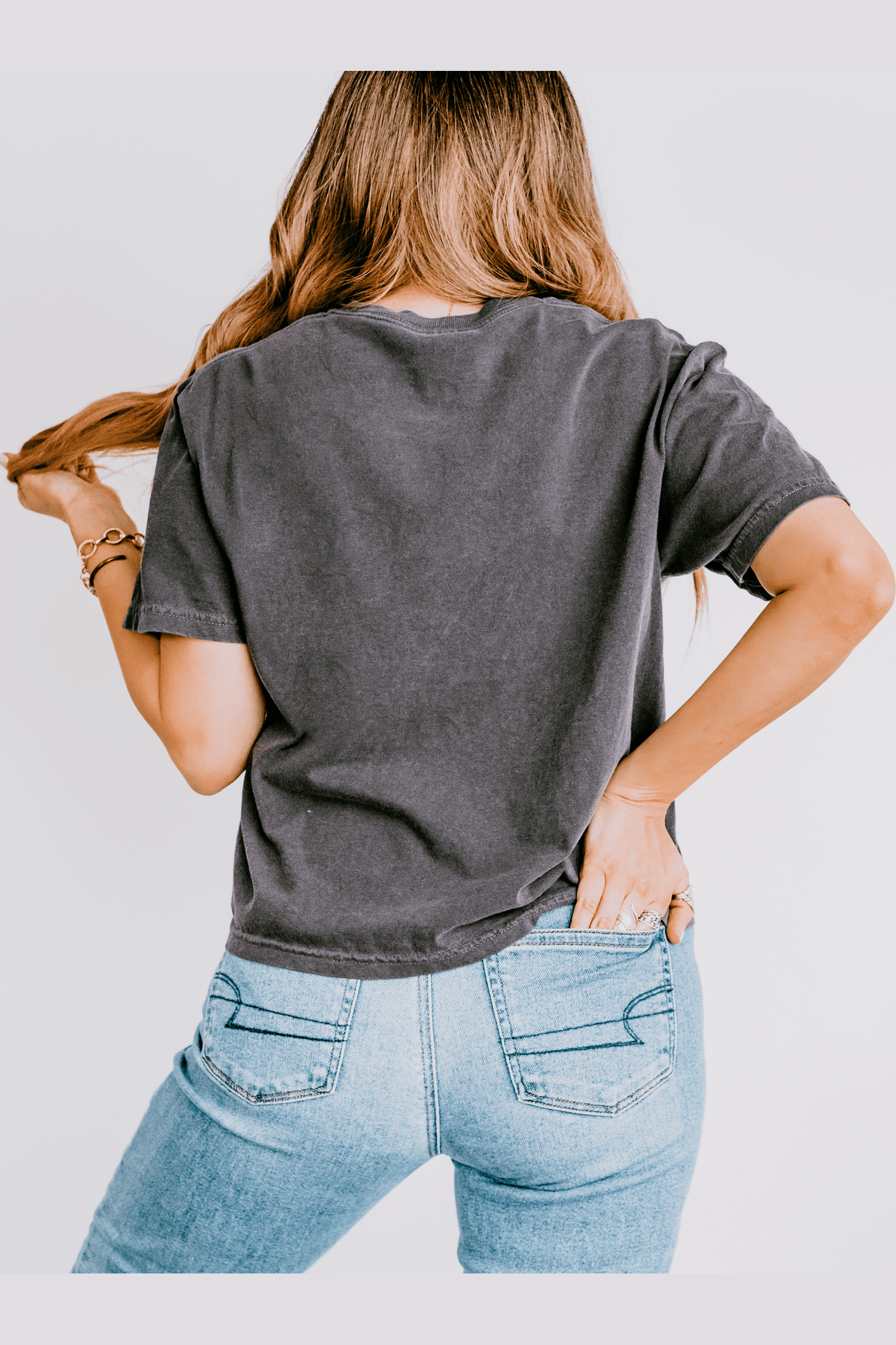Comfort Color Boxed Tee in Black - Desert Sunday