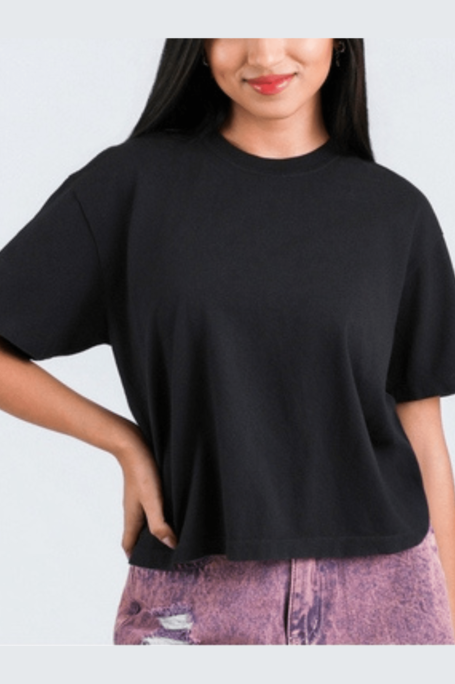 Comfort Color Boxed Tee in Black - Desert Sunday