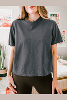 Comfort Color Boxed Tee in Black - Desert Sunday