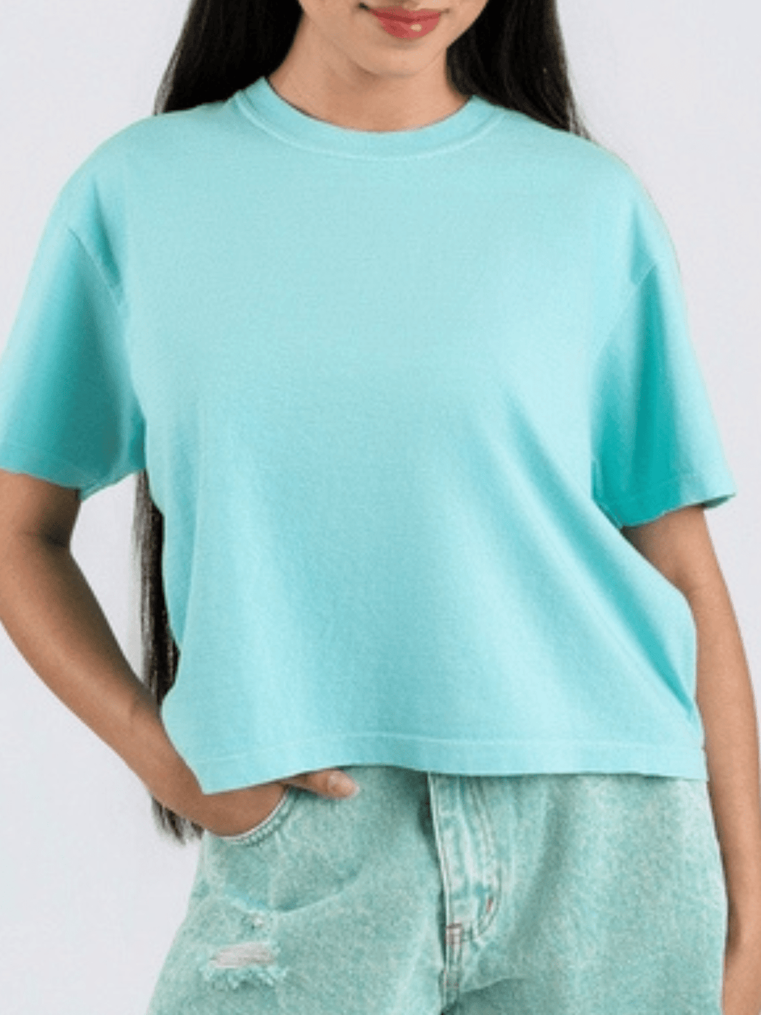 Comfort Color Boxed Tee in Chalky Mint - Desert Sunday