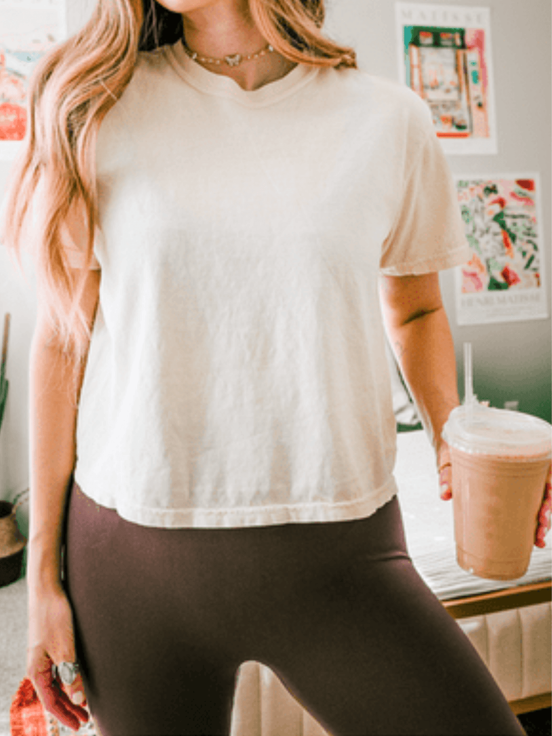 Comfort Color Boxed Tee in Ivory - Desert Sunday