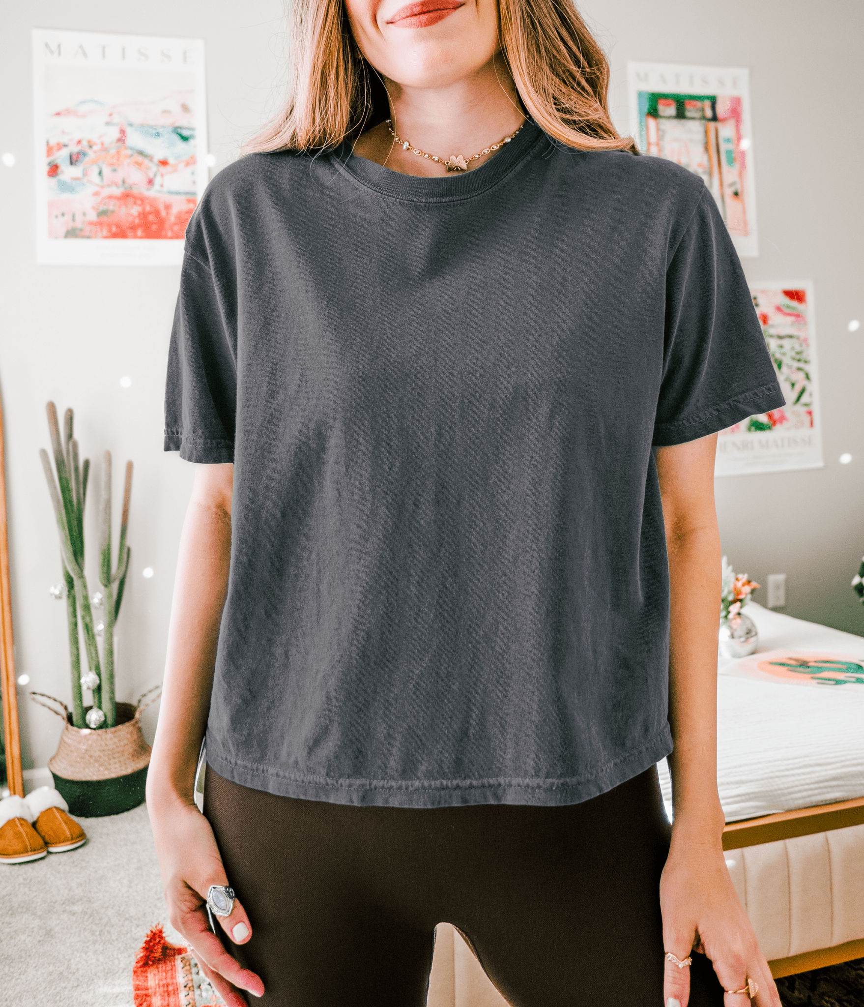 Comfort Color Tee in Pepper - Desert Sunday
