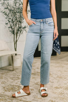 Dawn Mid Rise Ankle Straight w Bandana Loop - Desert Sunday