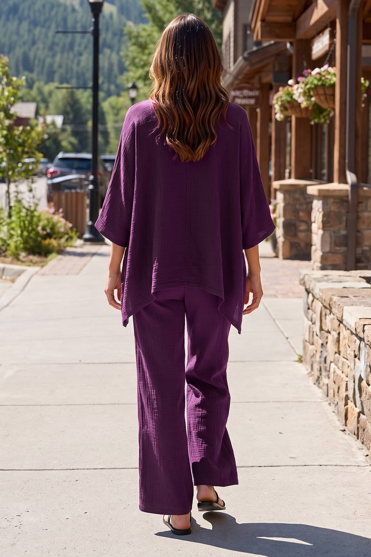 Dear Scarlett Gauze Two-Piece Set - Desert Sunday