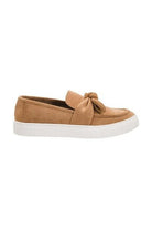 Desert Knot Slip Ons in Camel - Desert Sunday