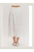 Desert Lace Eyelet Skirt - Desert Sunday