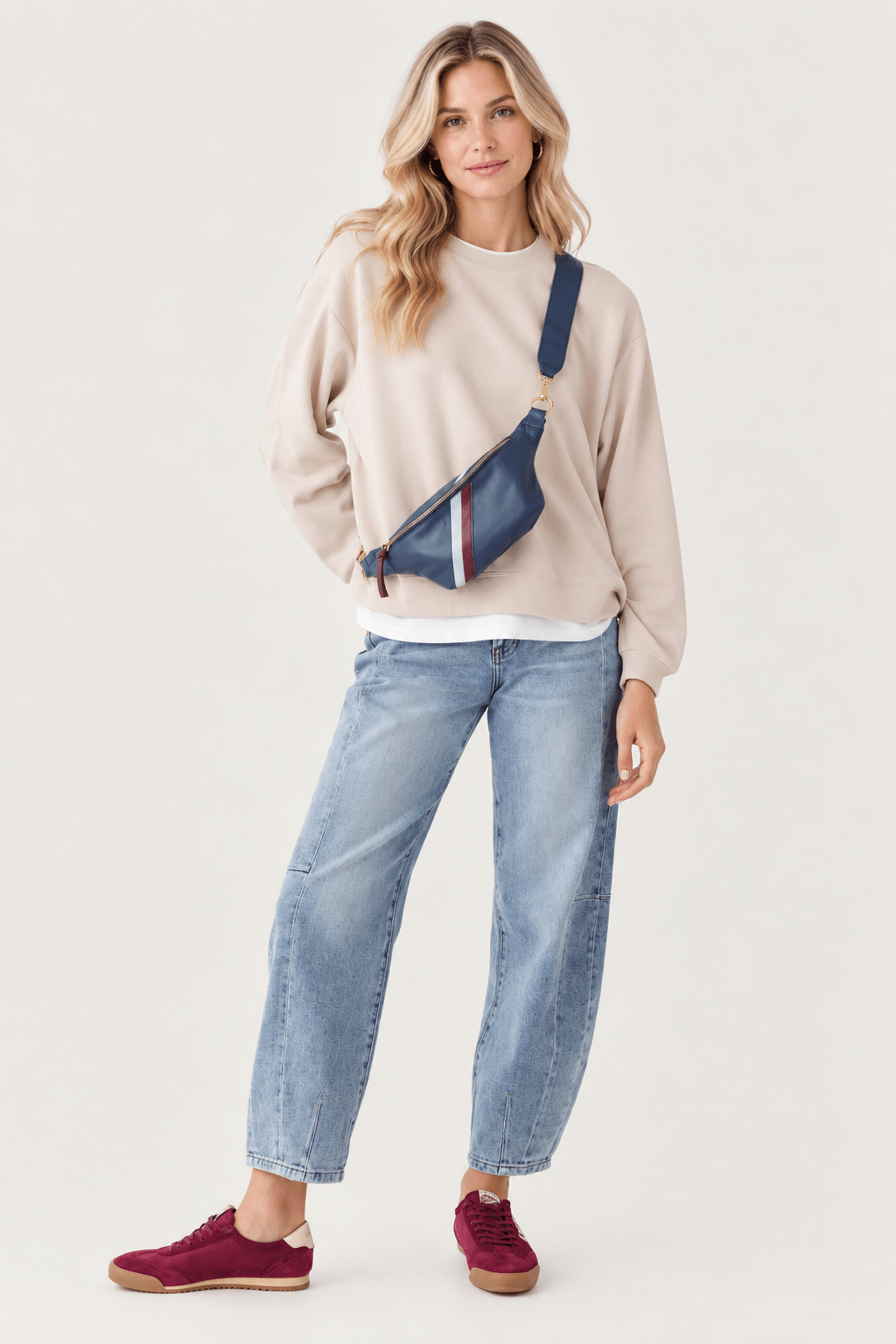 Double Take Pullover in Tan - Desert Sunday