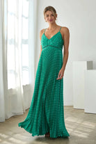 Evergreen Elegance Maxi Dress - Desert Sunday