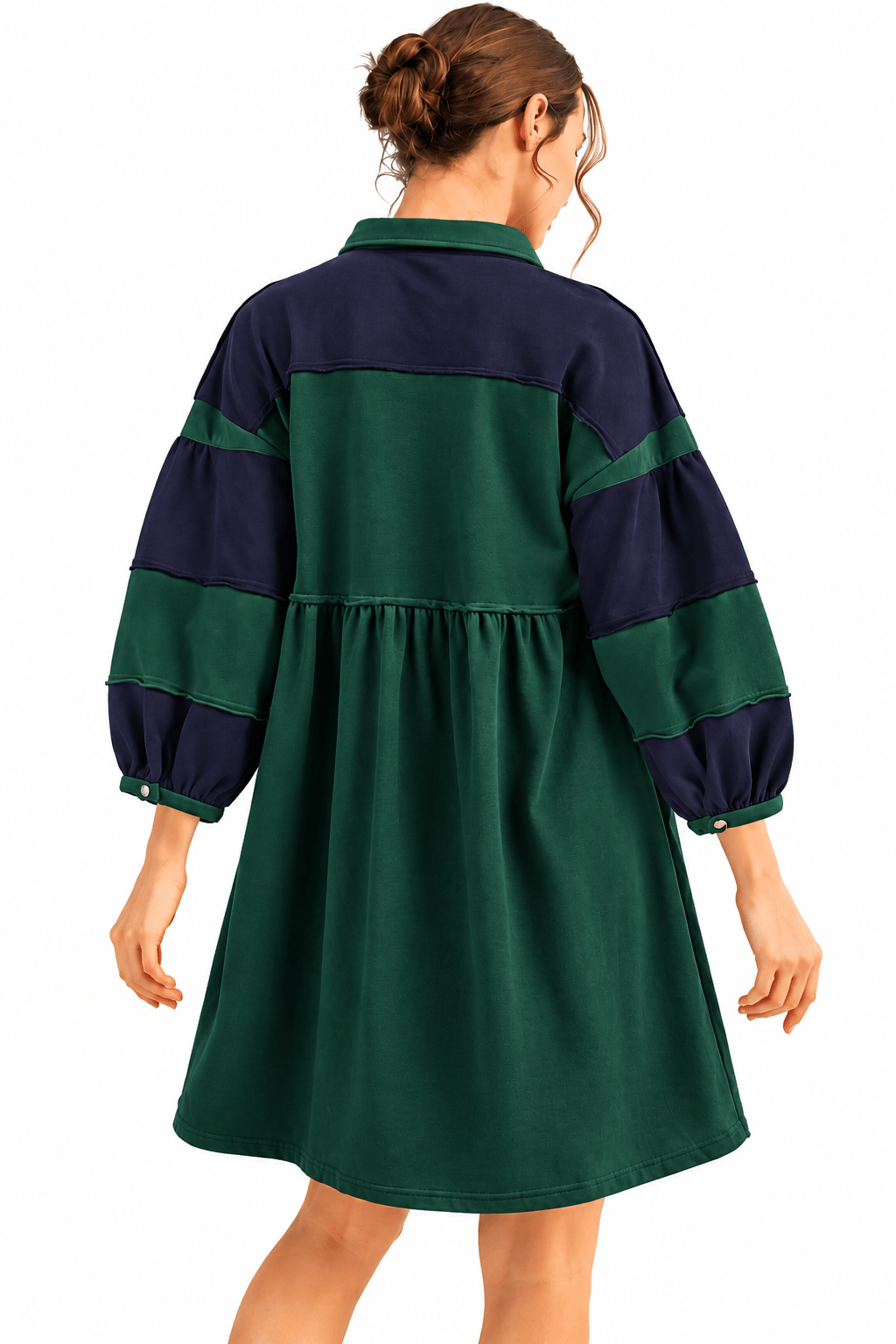 Evergreen Weekend Colorblock Dress - Desert Sunday