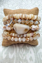 Firenza Bracelet Set- Almond - Desert Sunday