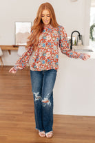 Floral Delight Blouse - Desert Sunday