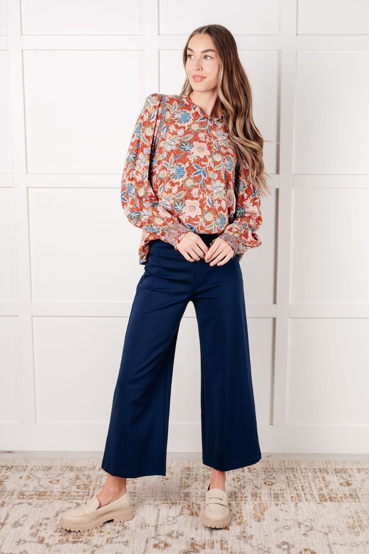 Floral Delight Blouse - Desert Sunday