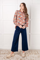 Floral Delight Blouse - Desert Sunday