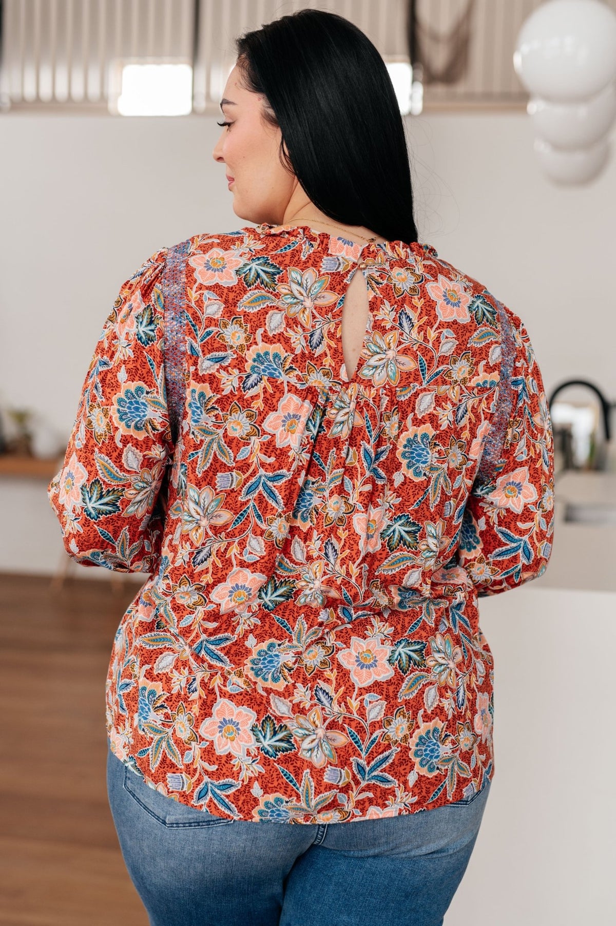 Floral Delight Blouse - Desert Sunday