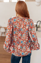 Floral Delight Blouse - Desert Sunday