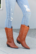 Fortune Dynamic Countryside Lane Mid-Calf Embroidered Cowboy Boots - Desert Sunday