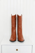 Fortune Dynamic Countryside Lane Mid-Calf Embroidered Cowboy Boots - Desert Sunday