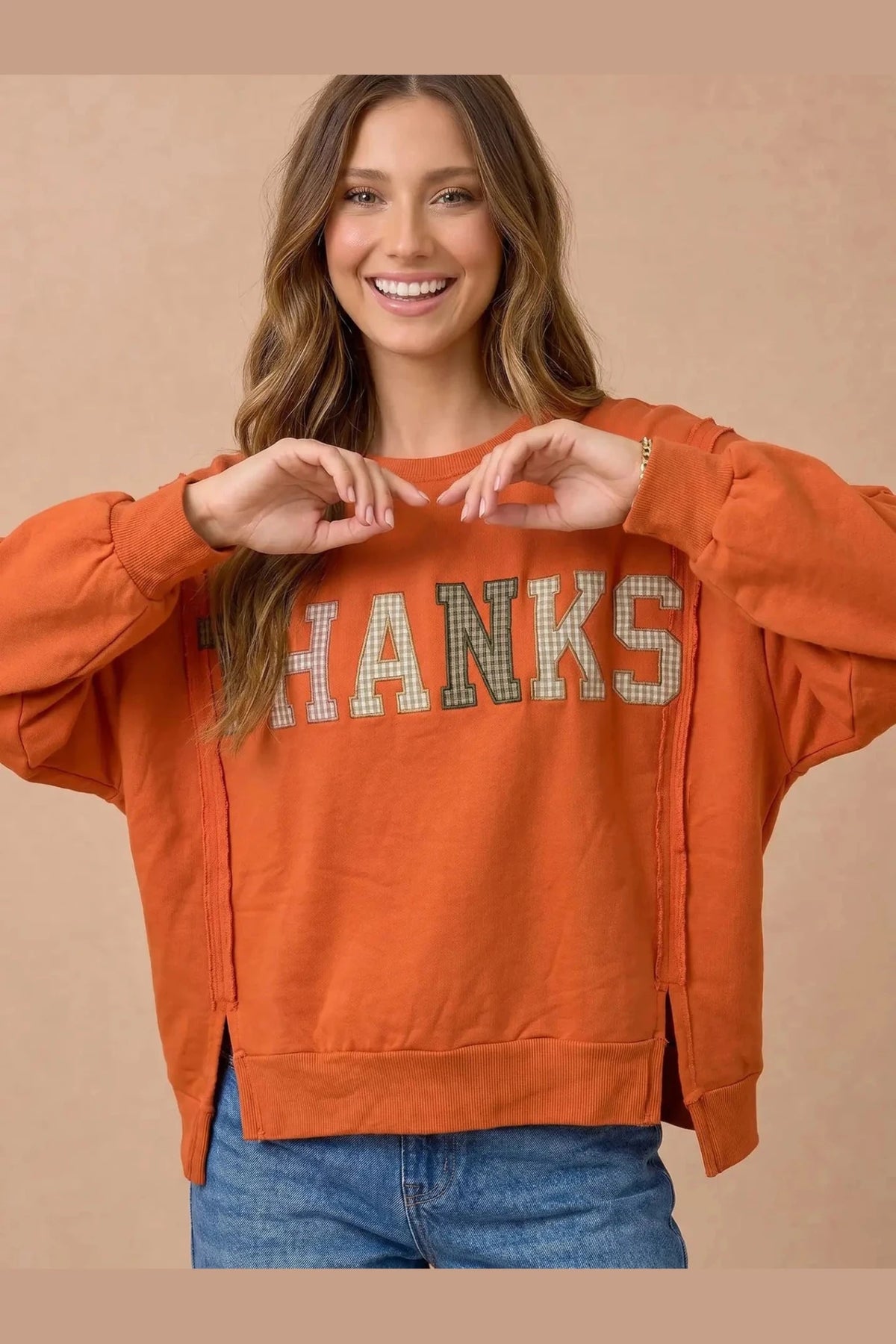 Give Thanks in Style Pullover - Desert Sunday