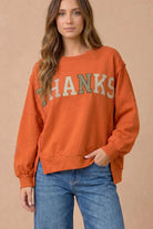 Give Thanks in Style Pullover - Desert Sunday