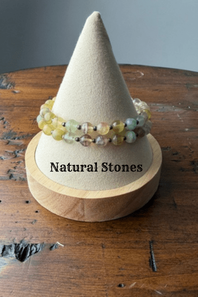 Handmade Amazonite & Natural Gemstone Bracelet Set – Set of 3 - Desert Sunday