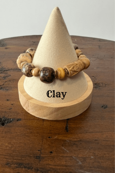 Handmade Arizona Clay & Jasper Bracelet Set – Set of 3 - Desert Sunday