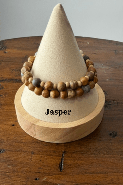 Handmade Arizona Clay & Jasper Bracelet Set – Set of 3 - Desert Sunday