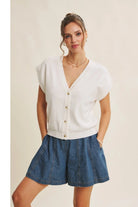 Harbor Breeze Denim Shorts - Desert Sunday