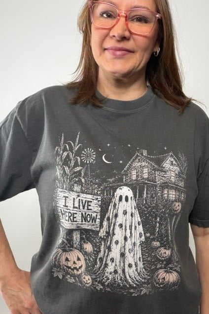Haunt Here Graphic Tee - Desert Sunday