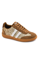 Heads Up Chestnut Glitter Sneakers - Desert Sunday