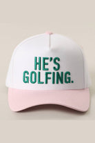 He’s Golfing Two-Tone Trucker Hat - Desert Sunday