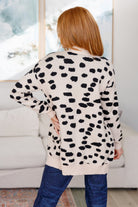 Hits The Spot Open Front Cardigan - Desert Sunday