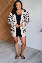 Hits The Spot Open Front Cardigan - Desert Sunday