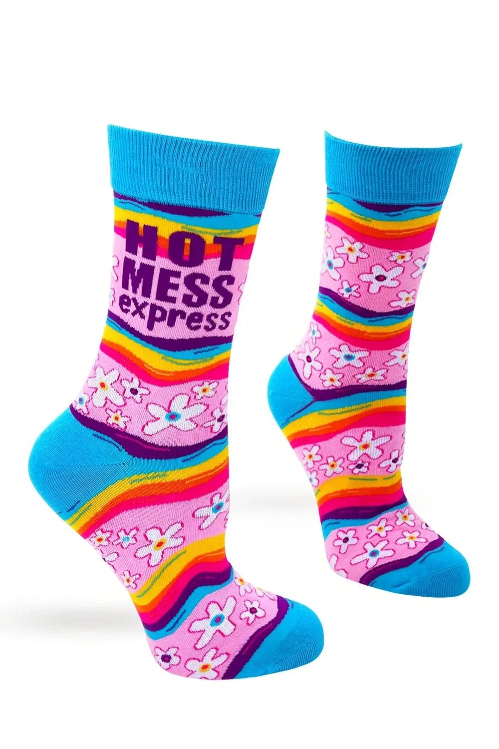 Hot Mess Express Crew Socks - Desert Sunday