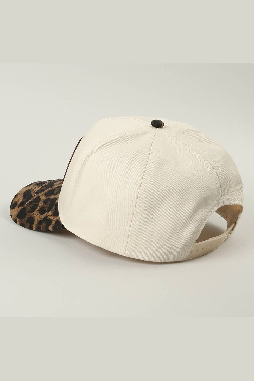 Howdy Darlin’ Leopard Brim Trucker Hat - Desert Sunday