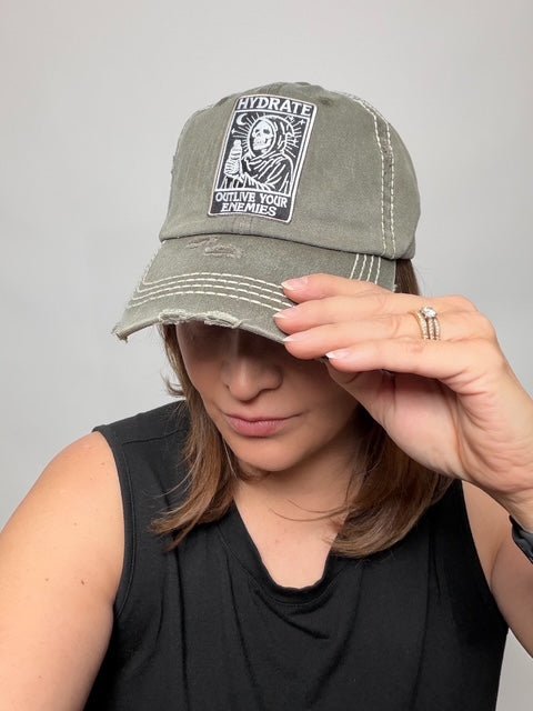 Hydrate Outlive Your Enemies Low Profile Hat - Desert Sunday