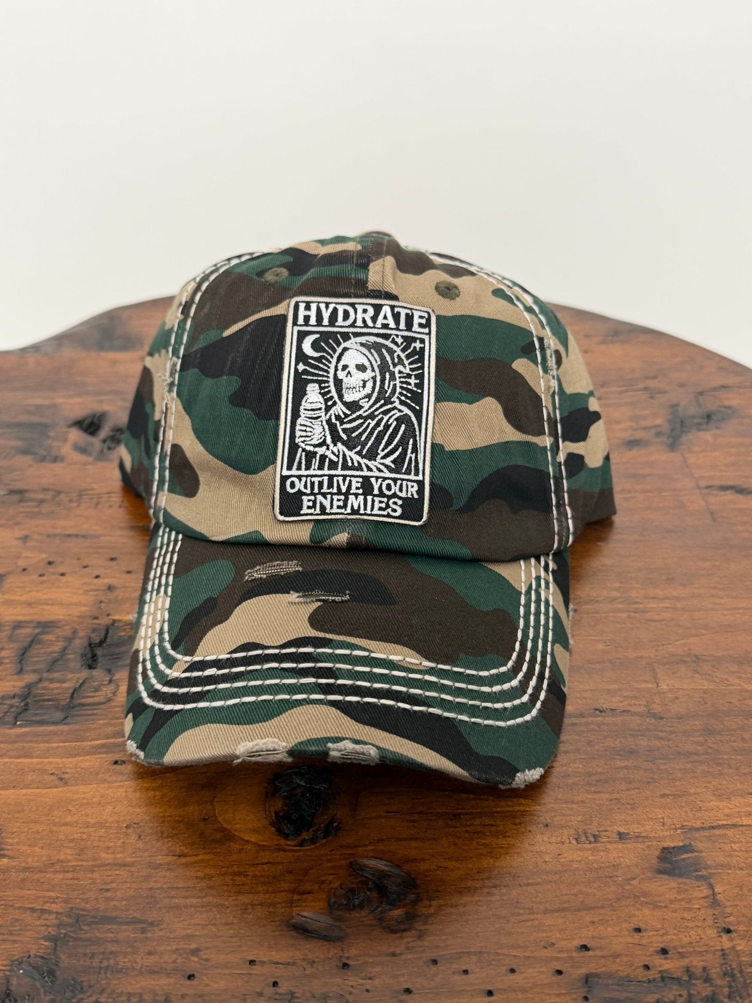 Hydrate Outlive Your Enemies Low Profile Hat - Desert Sunday
