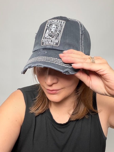 Hydrate Outlive Your Enemies Low Profile Hat - Desert Sunday