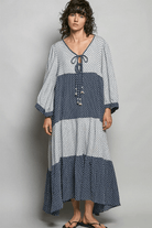 Indigo Breeze Maxi Dress - Desert Sunday