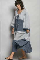 Indigo Breeze Maxi Dress - Desert Sunday