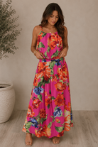 Island Bloom Top in Megenta - Desert Sunday